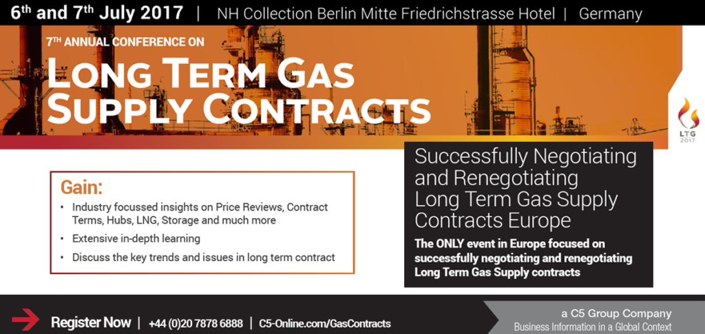 Long Term Gas Supply Contracts Conference C5 Berlin